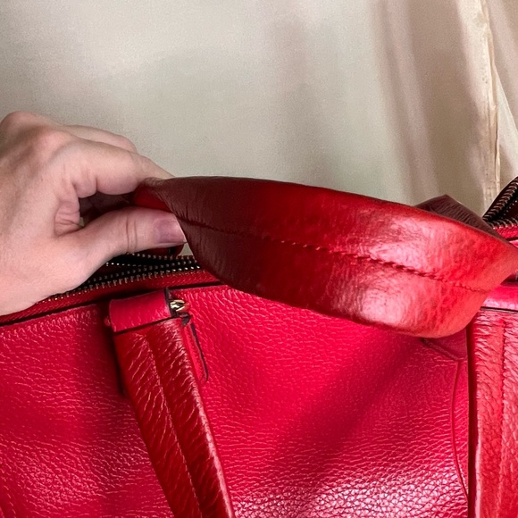 Cole Haan Red Leather Shoulder Bag size OS - Picture 4 of 15